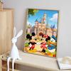 Disney diamond painting Mickey Mouse Minnie Mouse Donald Duck castle handmade diy mosaic art painting kit home decoration