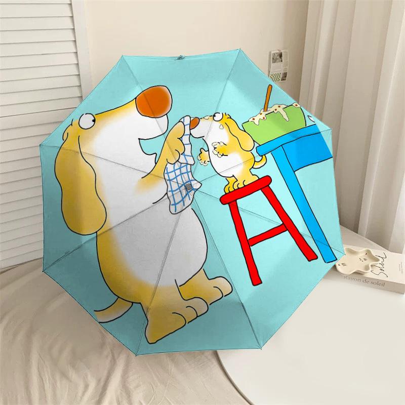 

1PC dog towelUmbrella-8-Rib Reinforced, Automatic Open, Lightweight & Durable, Cute Fashion Accessory for Outdoor-P136