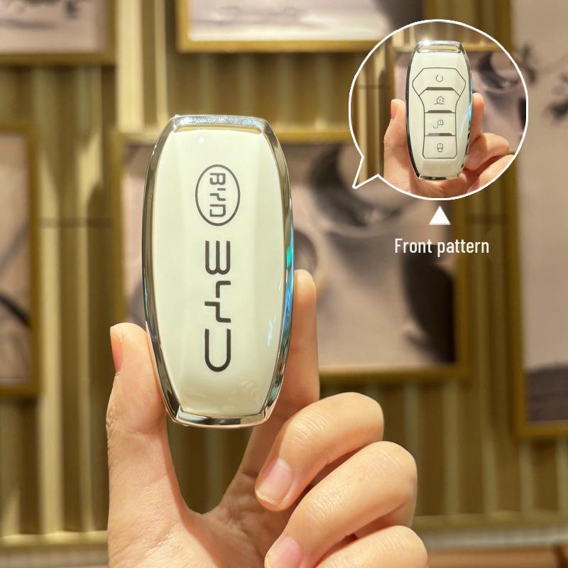 Чехол для ключей BYD: Подходит для Song Pro, Han EV, Tang DMI, Qin PRO, Song MAX, Yuan, Qin Plus. Стильный и защитный.