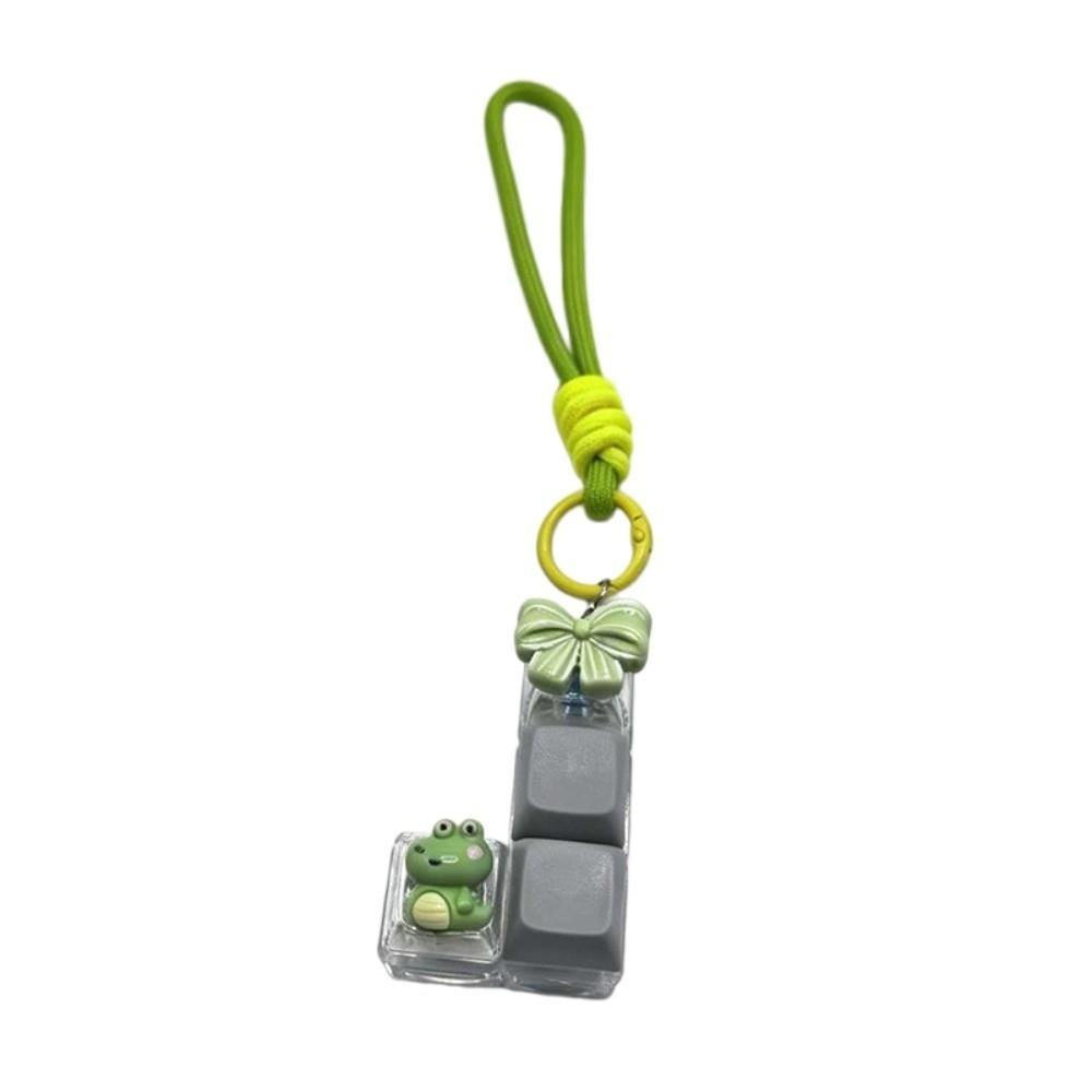 Rabbit Frog Bear Duck Stress Relief Keyring Cartoon Animal Fidget Bag Pendant Student Bag Ornament