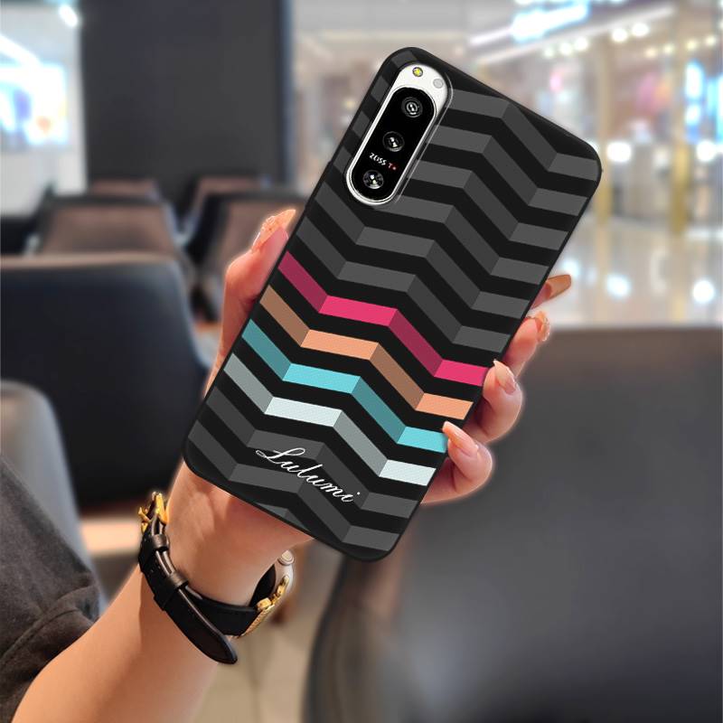 Back Cover Graffiti Phone Case For Sony Xperia5 IV Soft case Durable TPU Anti-knock Phone Pouch Fashion Design Full wrap