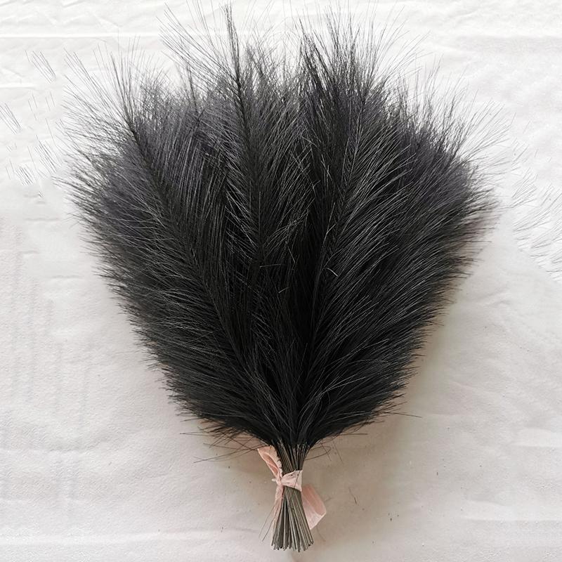 10/20pcs Simulated Reed Feather Pampas Grass Home Porch Wedding Party Garden Decoration Flower Vase DIY Accessories False Plant