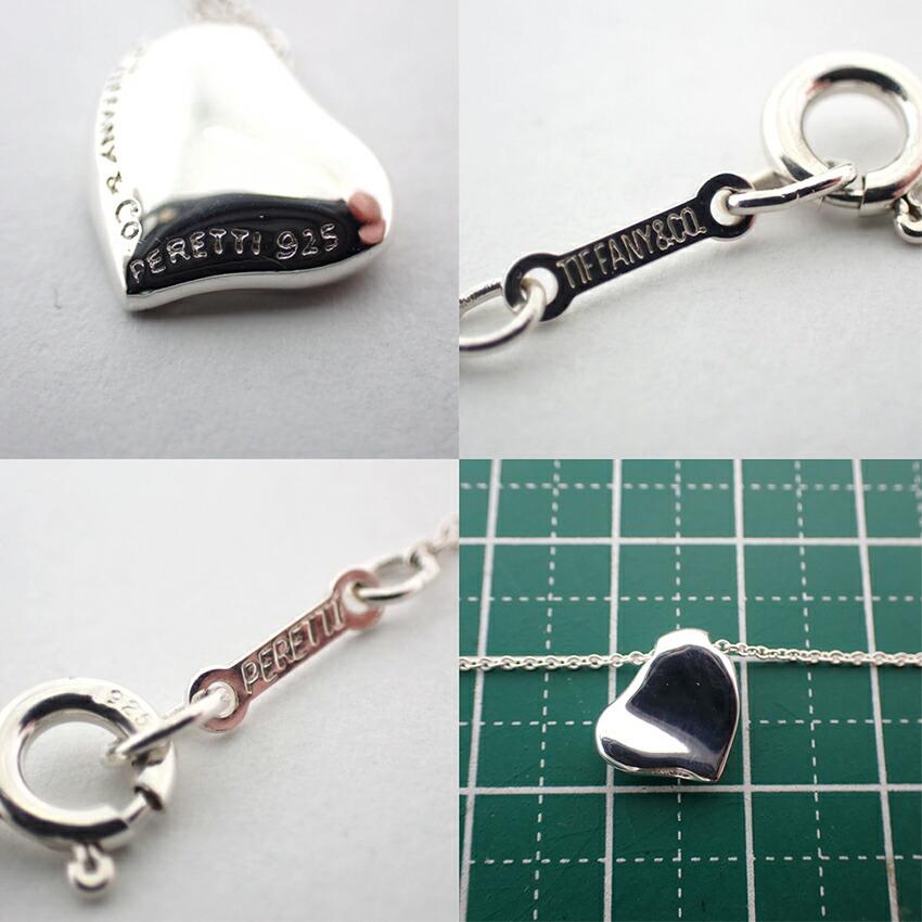 [Used] TIFFANY/Tiffany 925 Full Heart Pendant/Necklace/g451-43