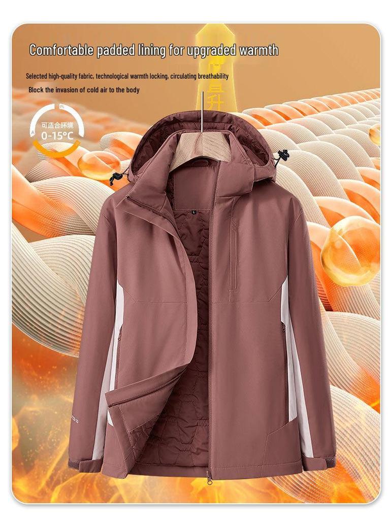 Unisex 2026 Winter Ski Jacket: Thick, Warm, Hooded Coat for Mountaineering