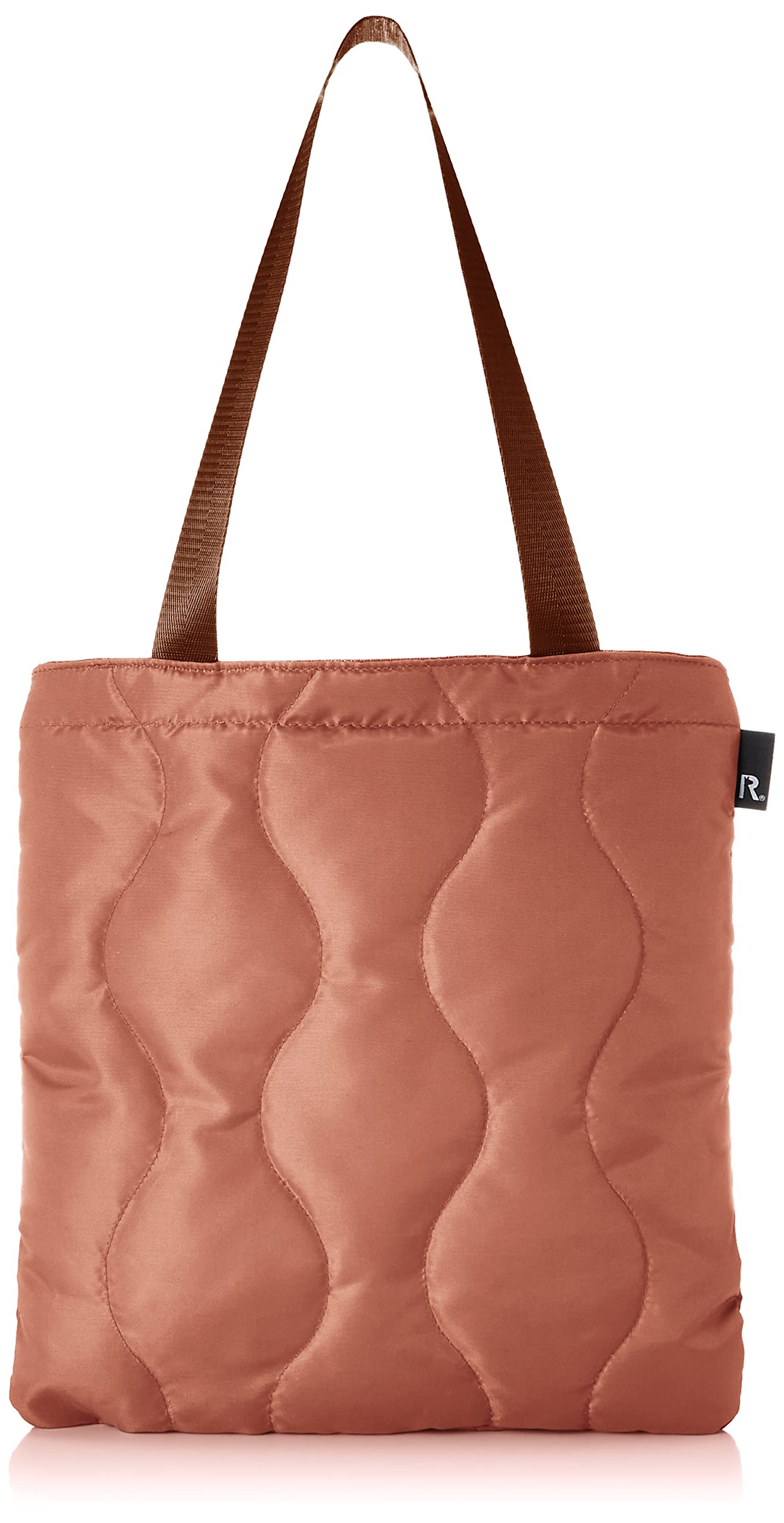 

ROOTOTE x Nishikawa Upcycled Featherloo A4 Tote Bag, FE.Arquat Quilt, A 6882, Brown, Free Size