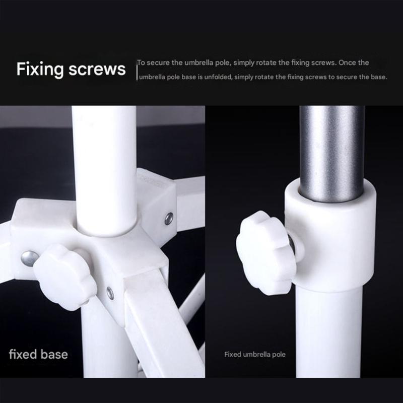 Portable Compacts Folding Outdoor Umbrellas Stand Base Easy to Carry and Store for Travel Garden Activity Stability