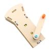 Educational Hand Powered Generator Model Wooden Flashlight Set Physics Learning Toy For Children Science Project