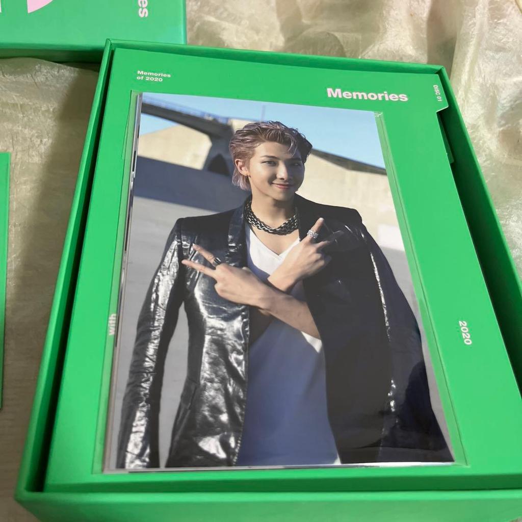 [USED] BTS Memories of 2020 Blu-ray with Yoongi Trading Card