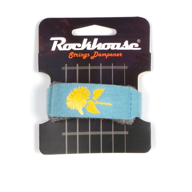 Flower Print Guitar String Mute Dampener Cotton Eliminate Noise Bass Muting Straps Musical