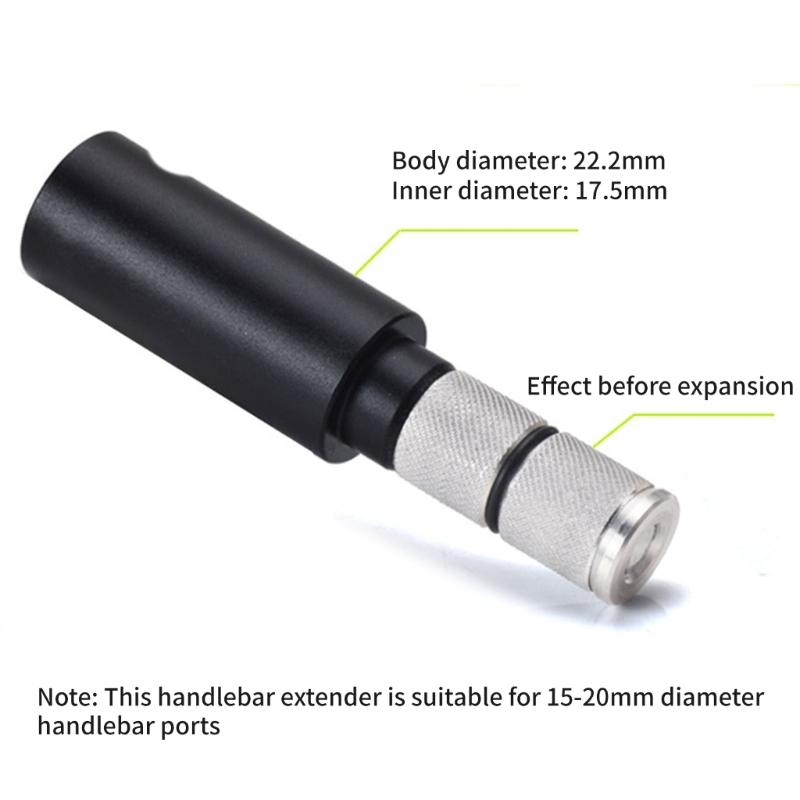 2pcs Bike Handlebars Extenders Aluminum Alloys Bicycles Handlebars Extenders for Enhancing Comfortable and Stability
