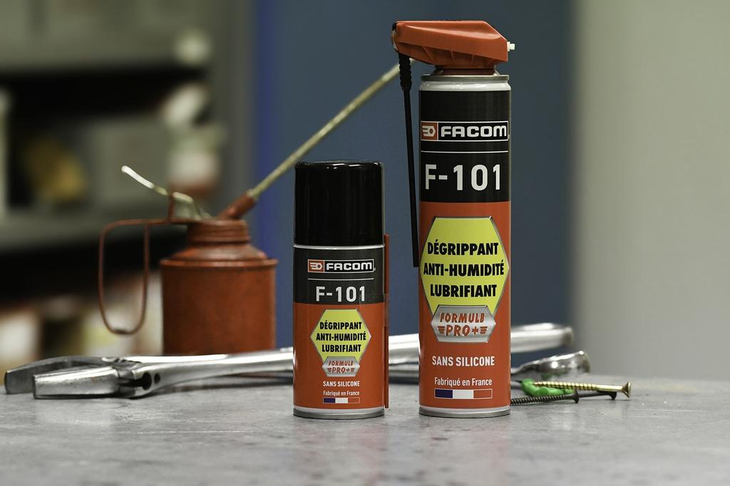 Dégrippant-Lubrifiant Anti-Humidité F-101 - FACOM - Formule Pro+ - Diffuseur - 150 ml