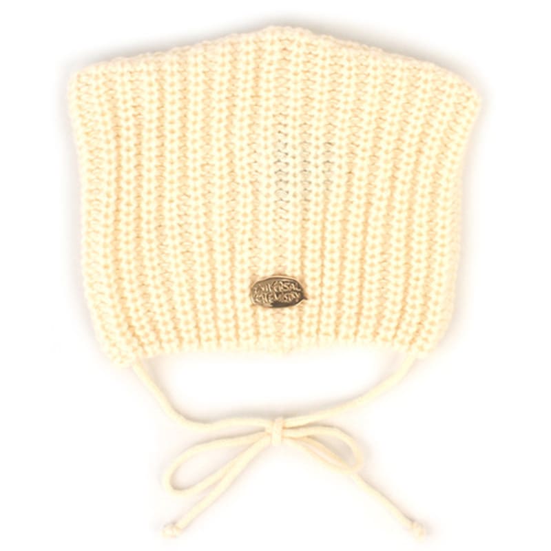 

Universal chemistry Cat Knit Ivory String Beanie FREE