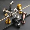 New Stainless Steel Magnetic Door Stopper Sticker Toilet Glass Hidden Door Holders Catch Floor Doorstop Door Hardware