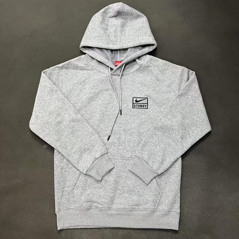 Stüssy ACG Autumn/Winter Plus Velvet Embroidered Hoodie Jacket