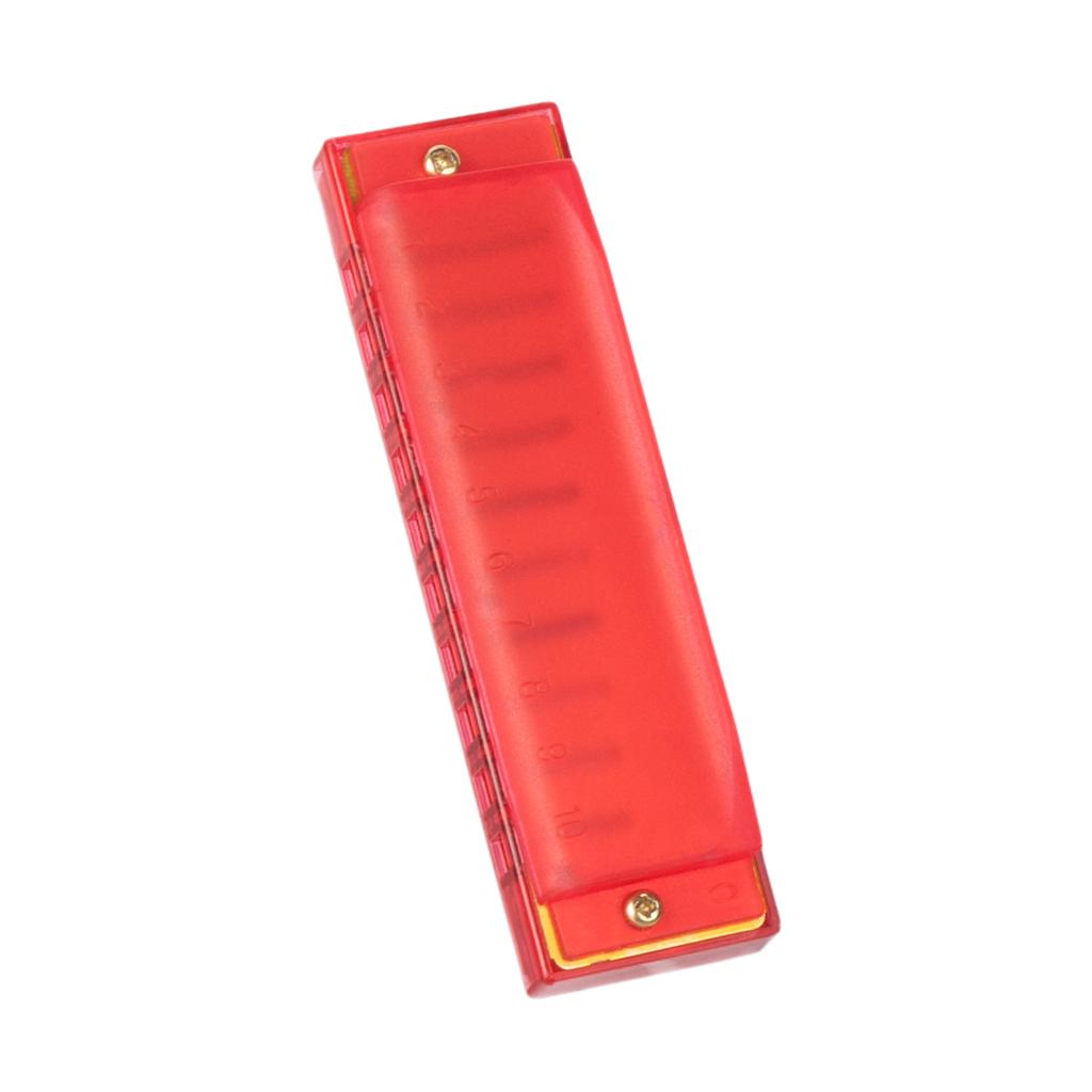 Harmonica Instruments 10 Hole C Key Mouth Organ Beginner Harmonica Set for Kids Music Education