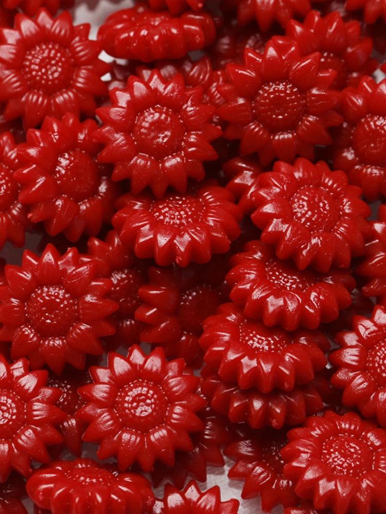 500g Cute Beautiful Mixed Color Sunflower Sealing Wax Particles  for Invitation Envelope Sealing Craft Decoration