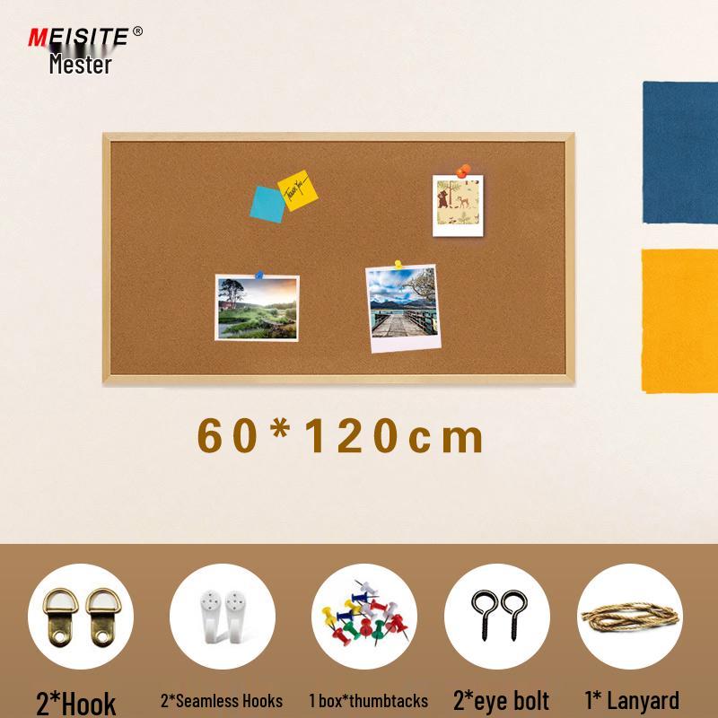 Creative Cork Board Photo Wall - Kindergarten Theme for Home, Office, Dorm