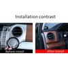 ABS Carbon Fiber Air Condition Outlet Ring Cover Trim Fits Toyota Tundra 14-