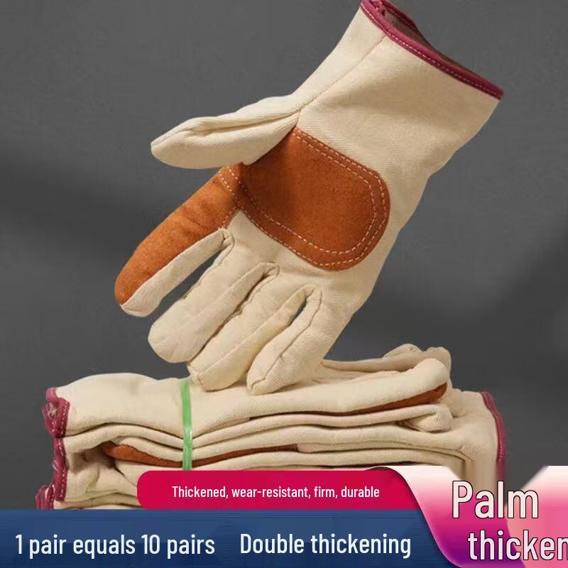 ShuoJi Aluminum Foil Heat-Resistant Protective Gloves