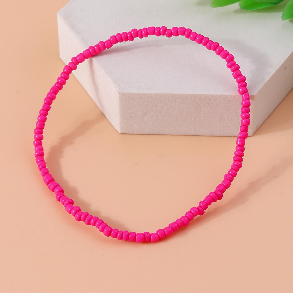Bohemian Handmade Colorful Beads Anklet Summer Beach Beaded Ankle Bracelet Women Girls Holiday Jewelry Gifts