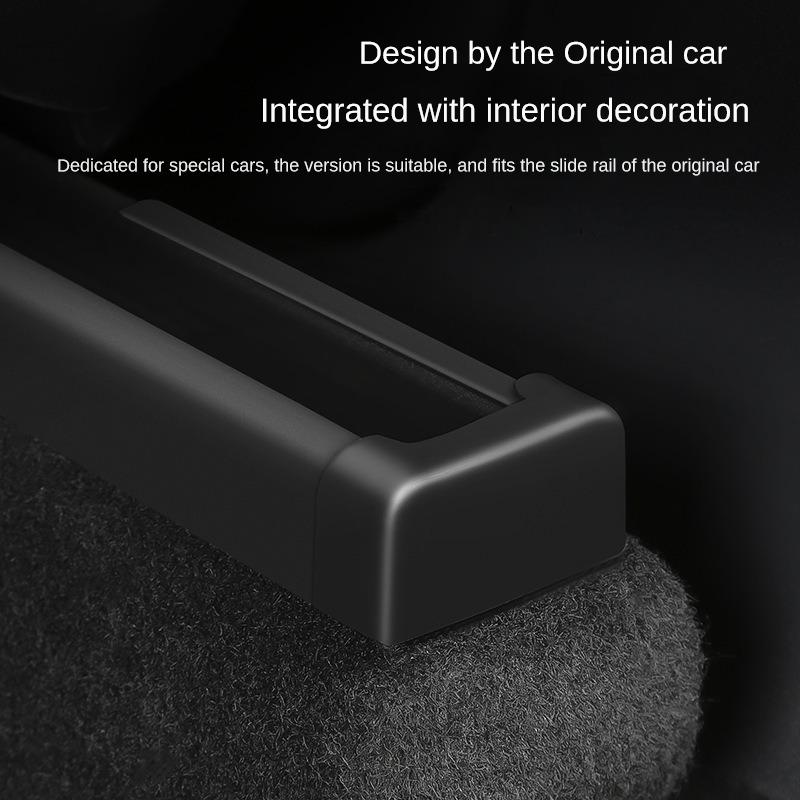 ModelY 2023 Interiørtilbehør for Tesla Model 3 Y Baksete Glideskinne Myk gummipluggbeskyttelsesdeler 2022 2021 Model Y