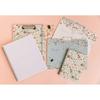 Steel Mill & Co Thick Sturdy File Folders Decorative, Set of 6 File Folders with Tabs and Sticker Labels, Cute Colored File Folders Letter Size with