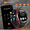 Outdoor Military Smart Watch Men LED Strong Light AMOLED Screen Heart Rate Compass Bluetooth Call 3ATM Waterproof Smartwatch