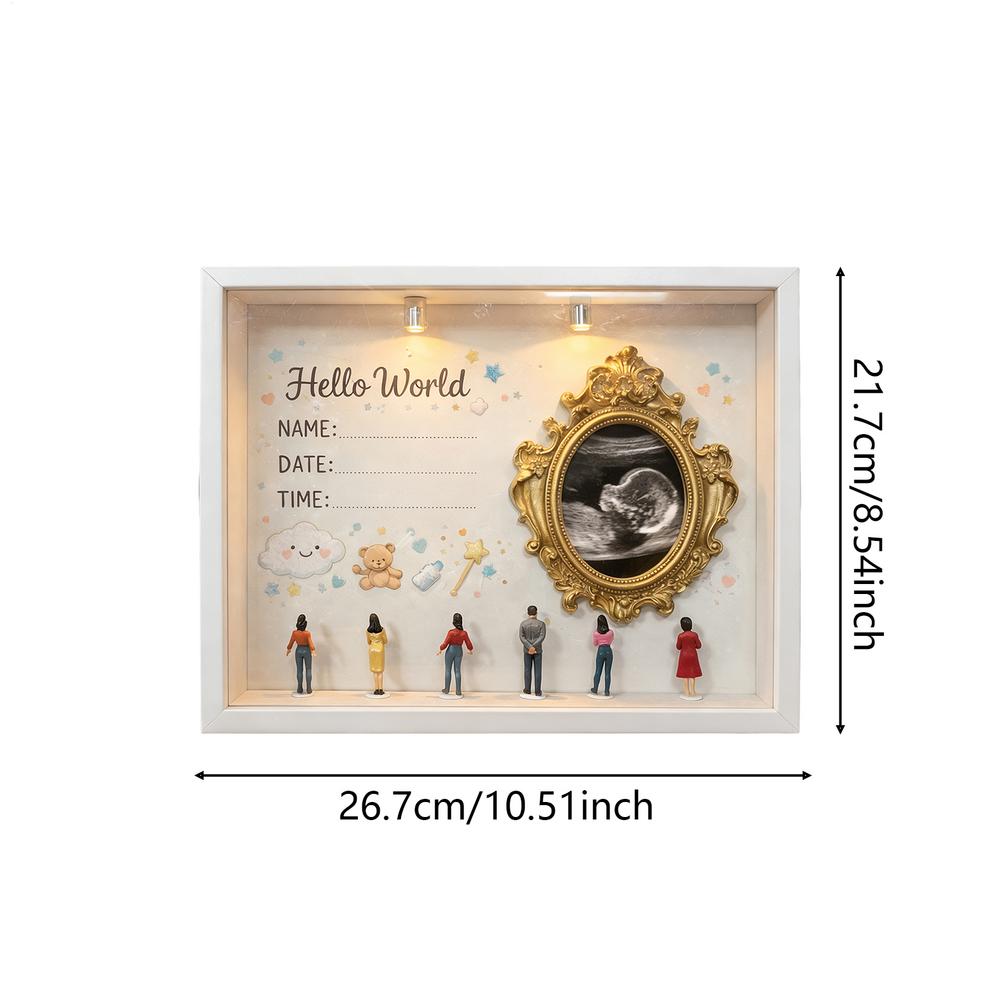 Mini Museum Picture Frame DIY Aesthetic Memory Commemorative Kids Art Frame Mini Museum Display For Family Home Decor Nursery