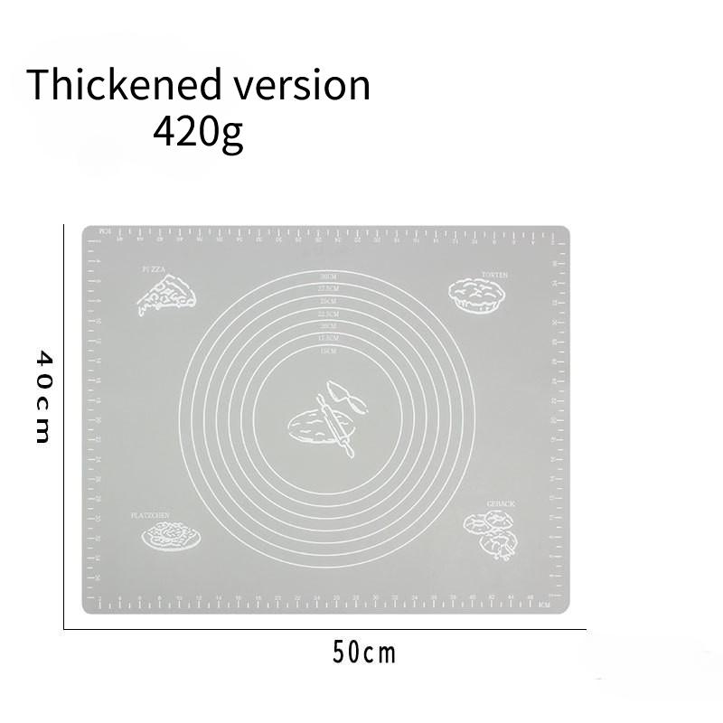 40x50CM Silicone Baking  Mat Kneading Dough Mat Pizza Cake Sheet Liner Kitchen Cooking Grill Gadgets Bakeware Table Mats Pad Pastry Tools