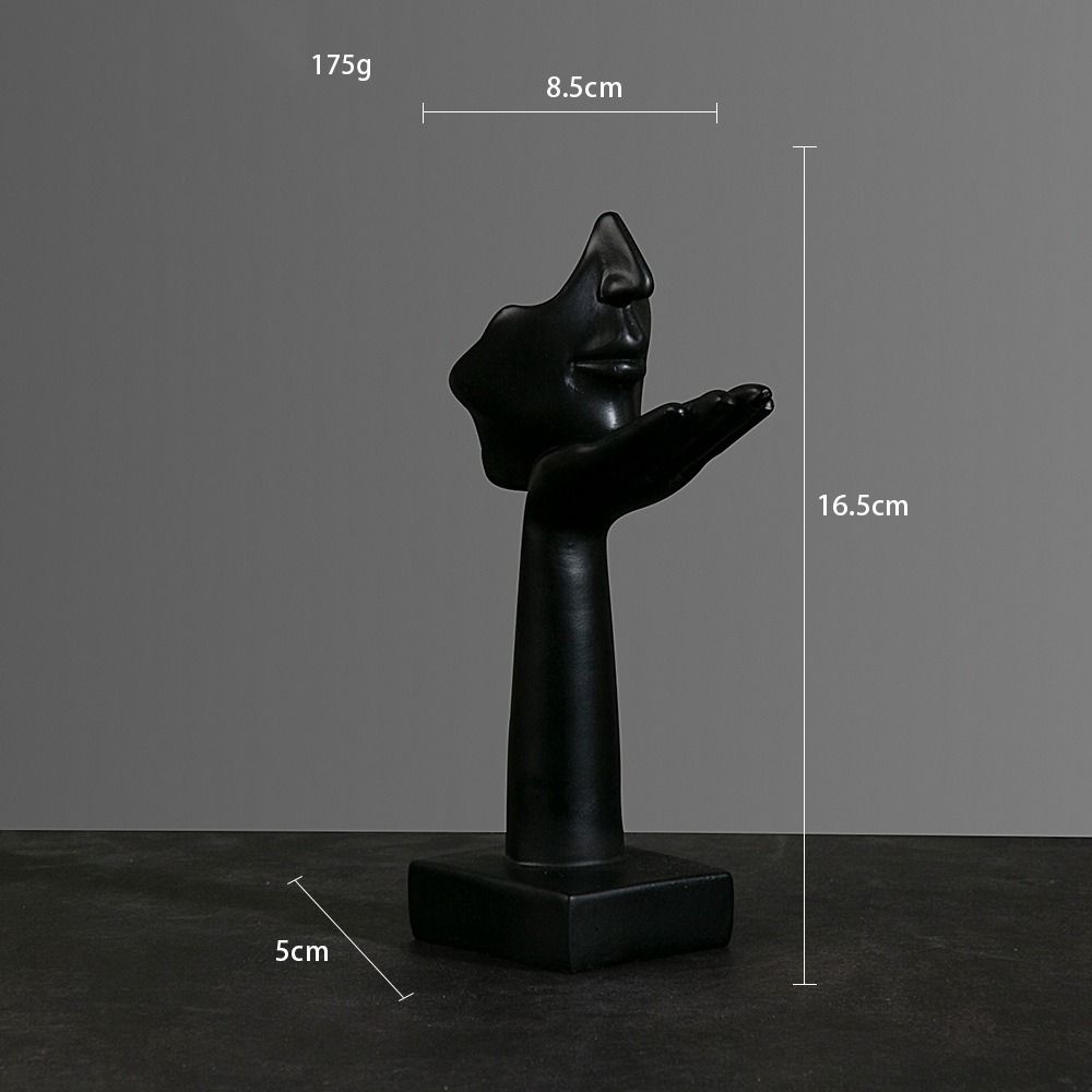 Gift Living Room Antiskid Base Figure Sculpture Desktop Ornaments Abstract Statue Resin Crafts