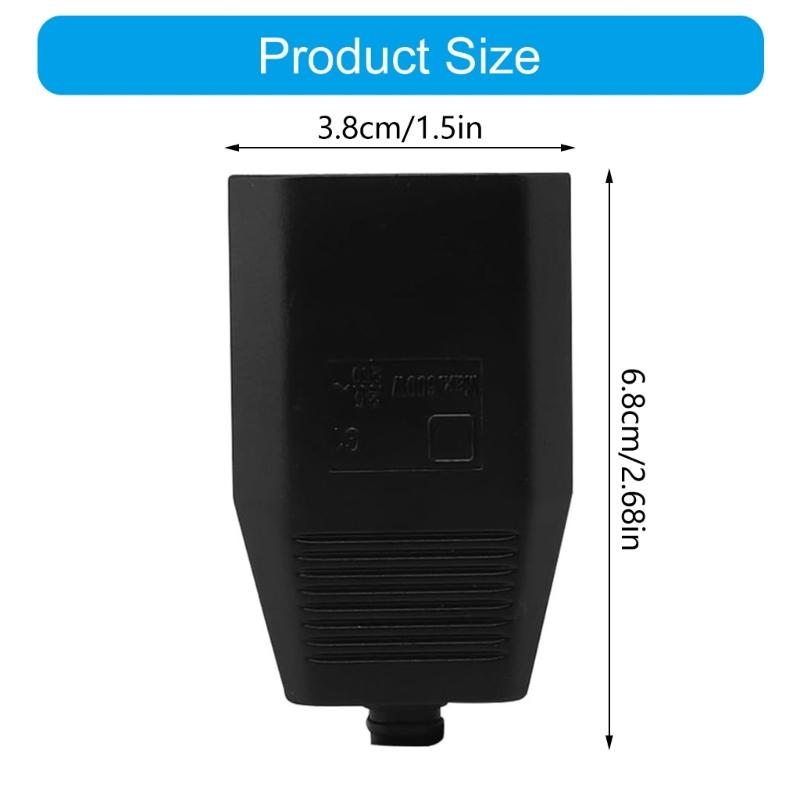 Flat Couplers 250V 2.5A Europlug Adapter For Lighting Fixture Small Appliance Double Insulated 2Pin European Device