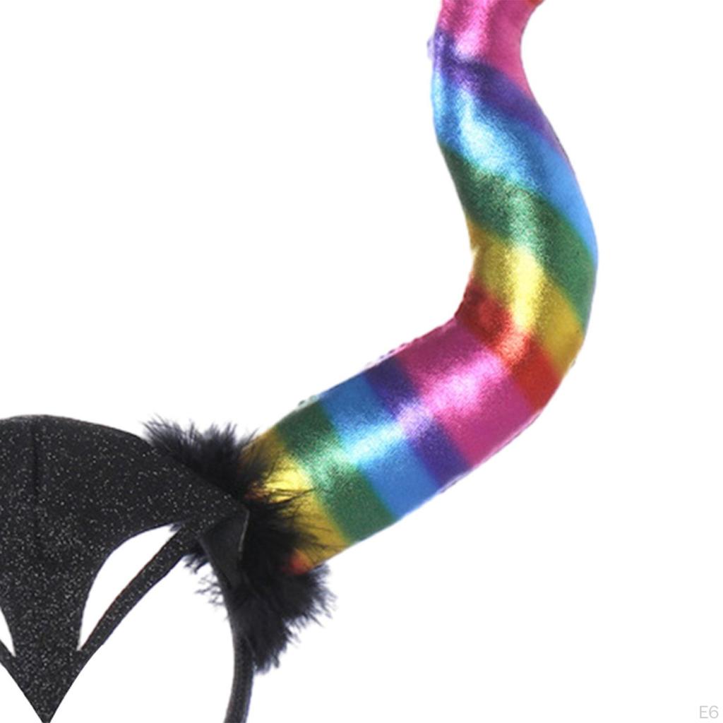 Devil Horns Headband for Women And Girls, Halloween Hair Hoop Costume Events