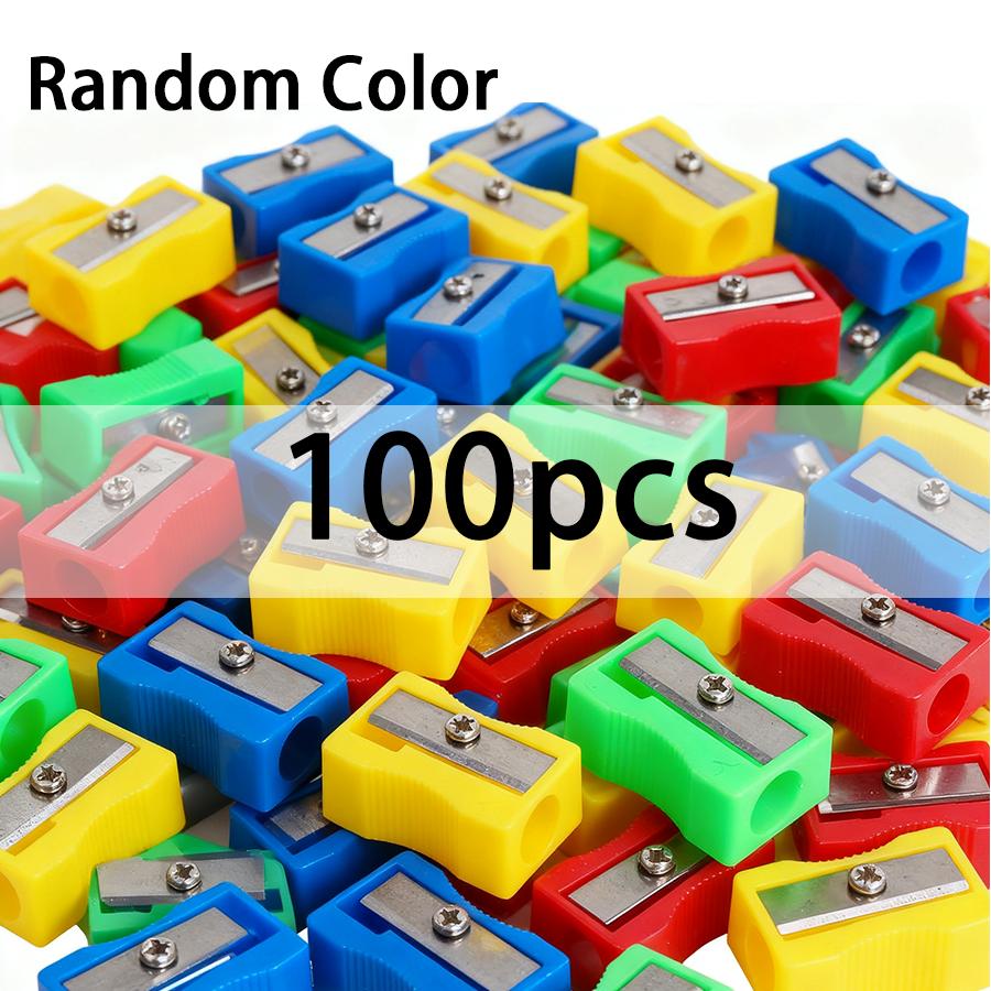5/25/100pcs Pencil Sharpener School Office Study Supplies Lightweight Stationery for Writing Drawing Sketching Note XJM