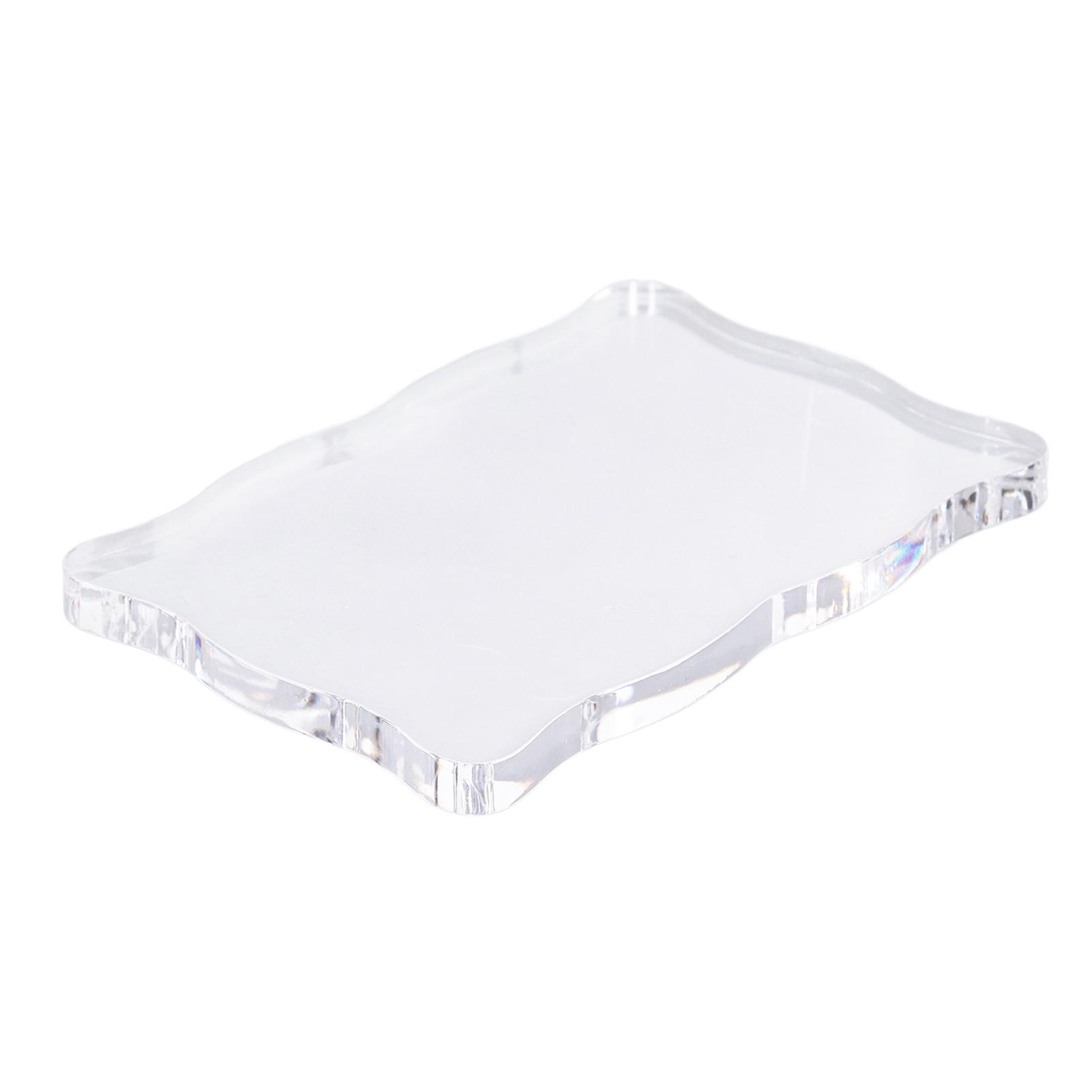 

Акриловый штамп-блок Акриловая ручка Изогнутый штамп Ремесло Резиновый штамп Прозрачный штамп TL008