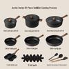 Titanium Flat-Bottom Cookware Set: Non-Stick Frying, Stewing, and Stir-Frying Pot Set for Steak and Eggs