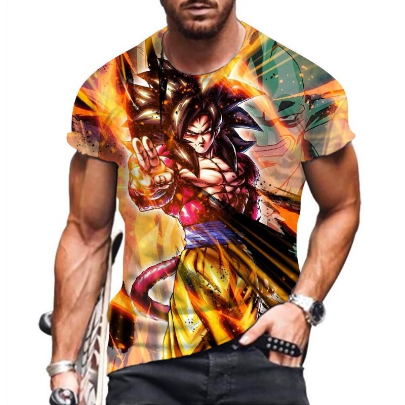 Summer Kids Dragon Ball T-shirt Goku Vegeta Kakarot Super Saiyan Boys S