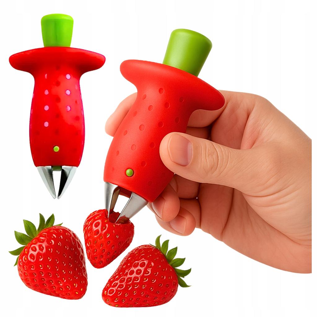 Strawberry Stem Tongs Peeler Stoning Device