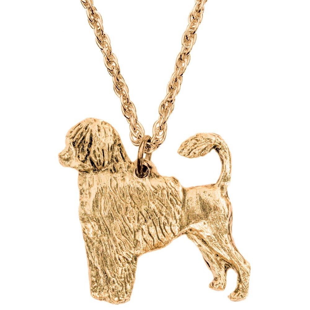 

Portuguese Water Dog Made in England Art Dog Pendant Necklace Collection