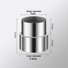 Stainless Steel Ventilation Pipe Fittings Multiple Sizes Ducting Connector
