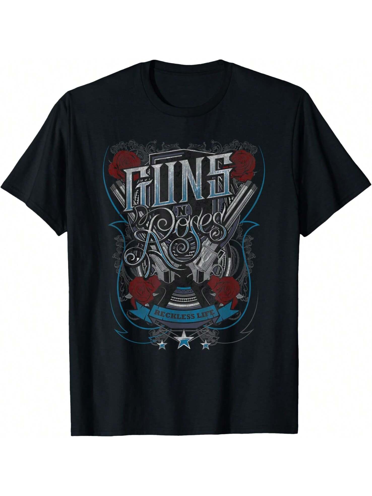Guns N  Roses Official Reckless Life Guns T-Shirt.Jpg S разноцветный