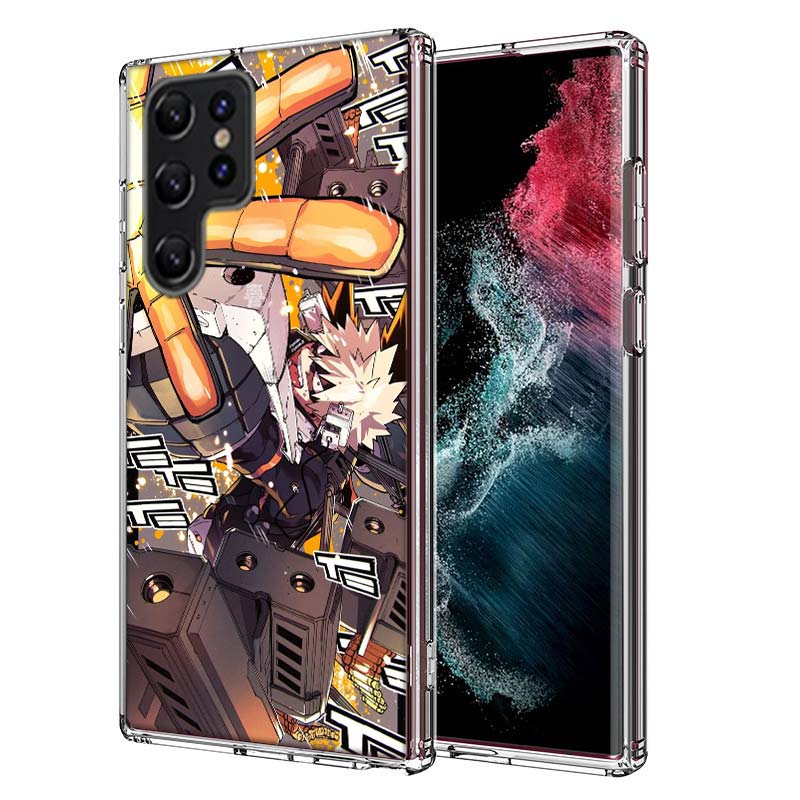 My Hero Bakugou Katsuki Capa Phone Case For Samsung S26 Ultra S25 Edge Galaxy S23 S21 S20 S24 FE S22 S10 Plus Cover Clear TPU Sh