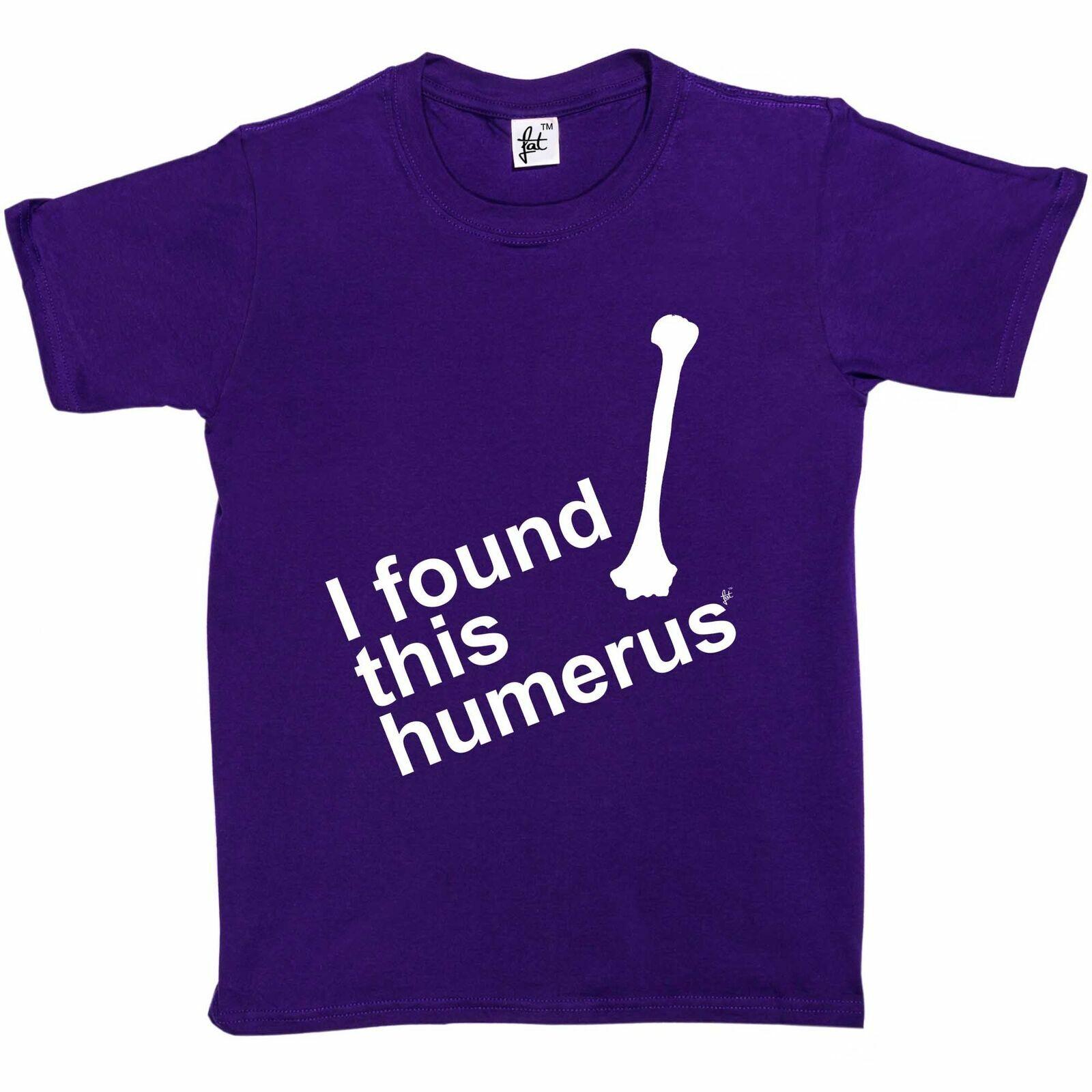 I Found This Humerus Funny Bone Biologist Surgeon Kids Boys Girls T-Shirt S