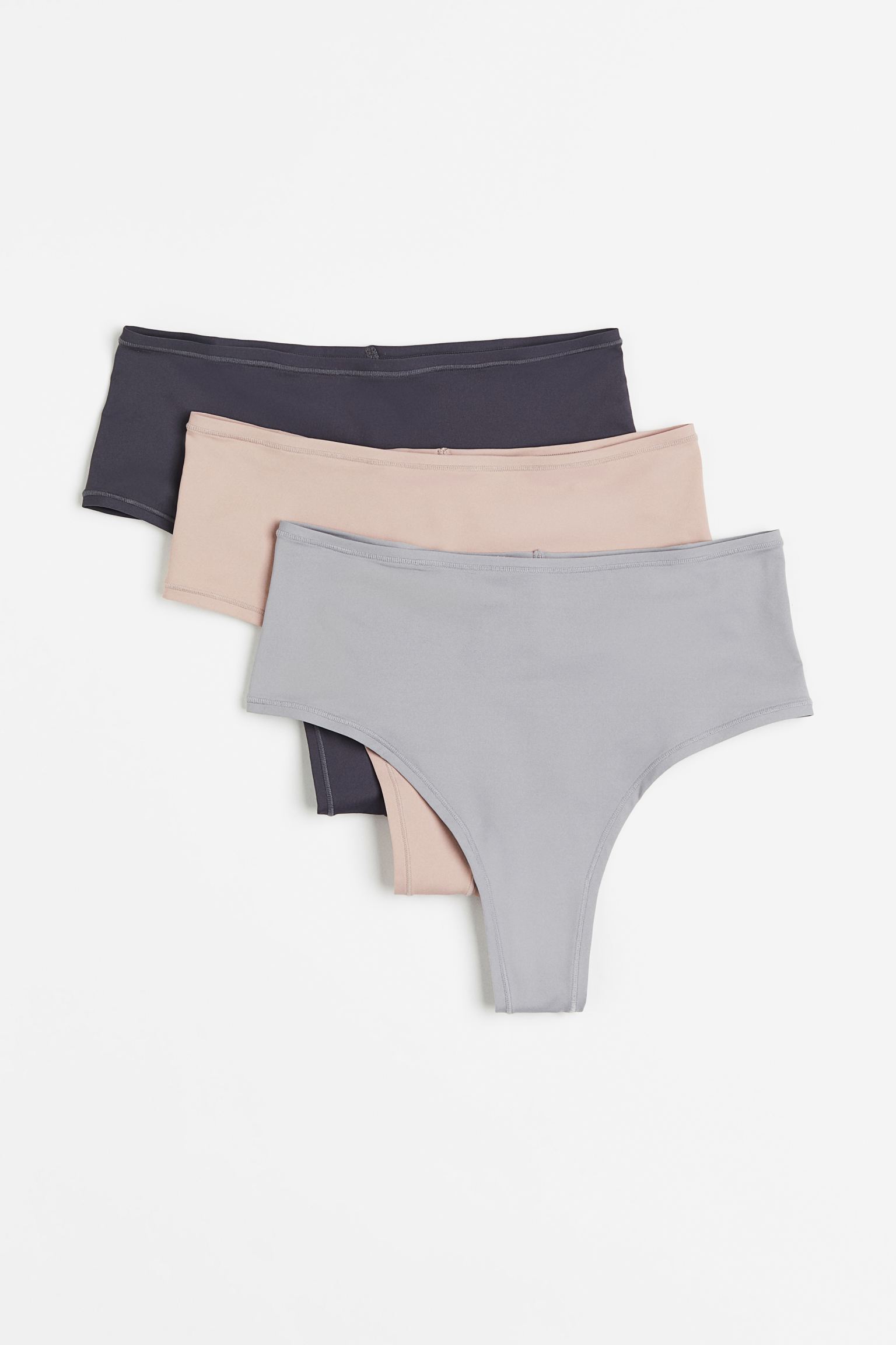 

3-pack microfibre Brazilian briefs