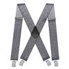 Men's 5 Cm Elastic Casual Polyester Suspenders with Clips