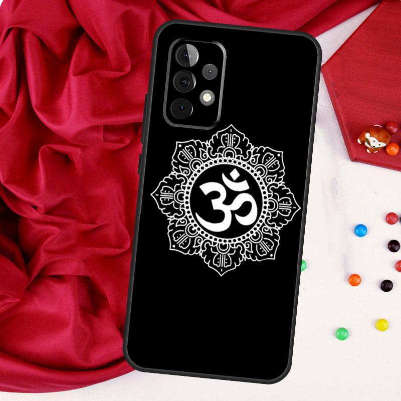 Yoga Om Hindu Symbol For Samsung Galaxy A15 A55 A53 A33 A35 A22 A32 A52 A54 A34 A14 A56 A36 A26 A16 A05 A06 Case