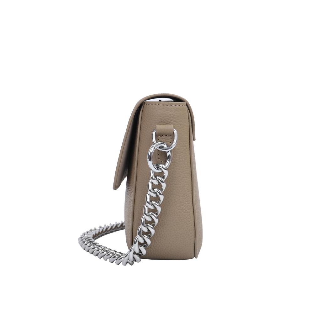 New Women’s Genuine Leather Chain Bag - High-End Spring/Summer Fashion Shoulder & Crossbody Underarm Bag