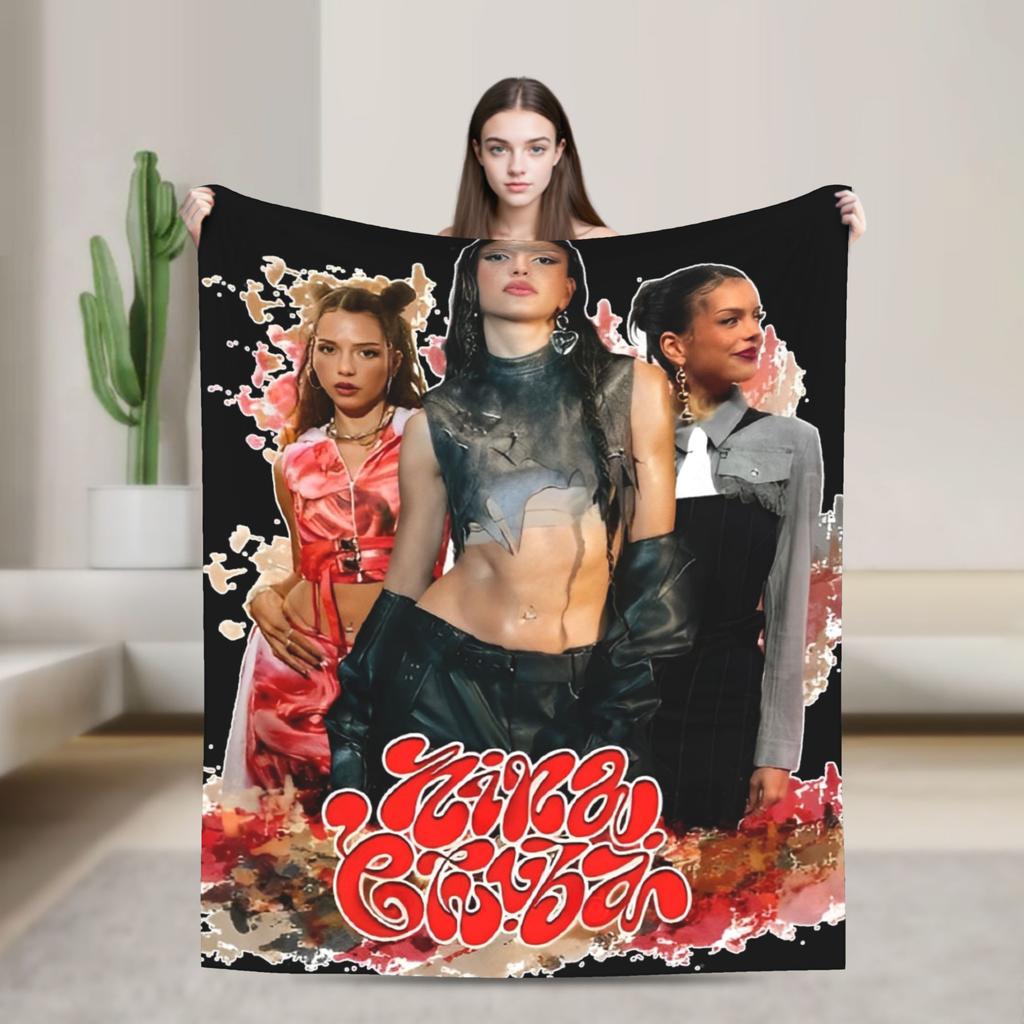 Warm Blanket Travel Office Nina Chuba 2025 Tour  Throw Blanket  Flannel Bedspread For Couch Chair Street Trend Sofa Bed Cover