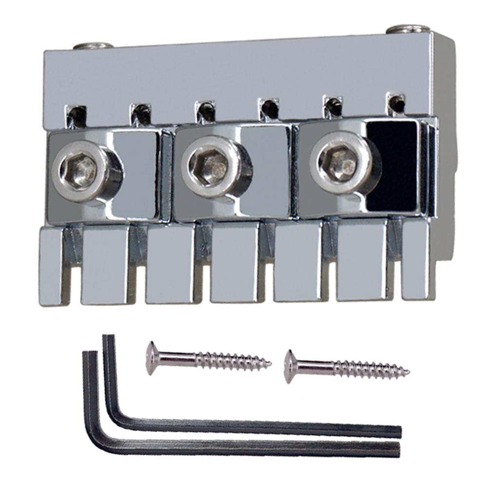 6-String Headless Electric Guitar String Locking Nuts 2 Wrench 2 Screw String Lock Nuts Musical Instrument Accessory