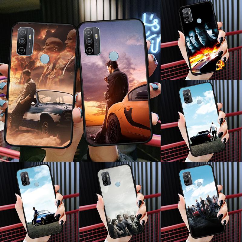 Fast and Furious Case For Oppo A96 A76 A16 A15 A17 A52 A72 A54S A57S A58 A78 A98 A57 A77 A54 A74 A94 Cover