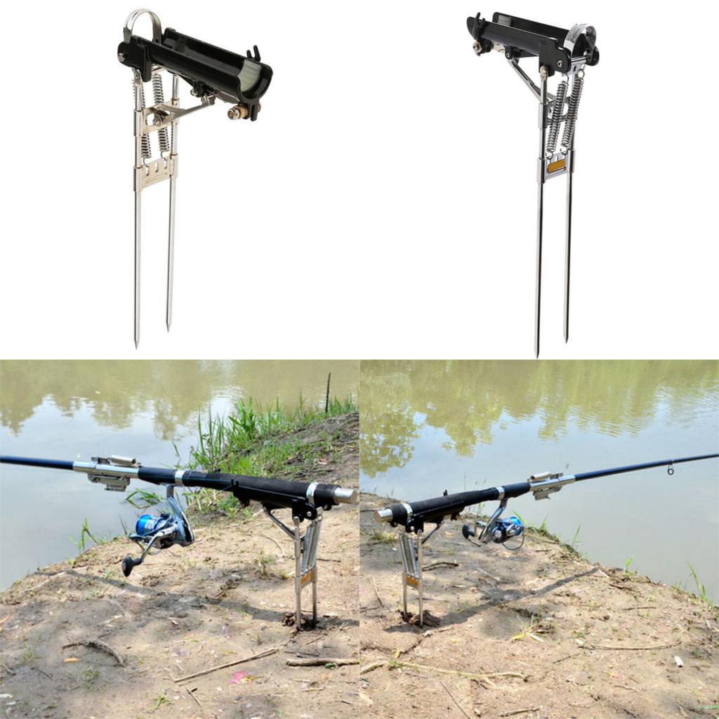 Buy 3 Spring Fishing Stand Automatic TipUp Hook Setter Fishing Rod